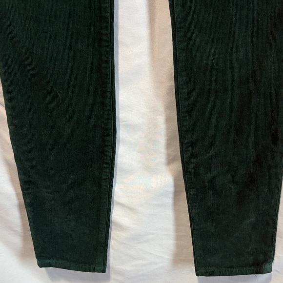 J. Crew Dark Green Skinny  Corduroy Jeans - Picture 4 of 9